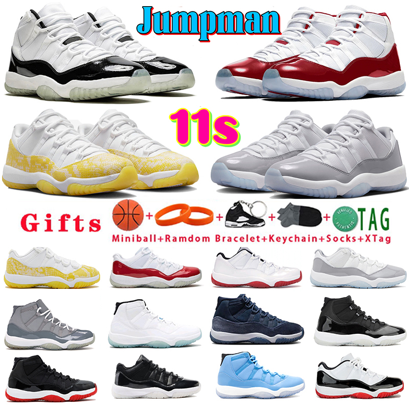 

Jumpman 11 retros Basketball Shoes Cherry 11s Cool Cement Grey Men Women Sneakers DMP 2023 Gamma Blue Low Yellow Snakeskin Midnight Navy 72-10 Playoffs Bred Trainers, 20# low cement grey