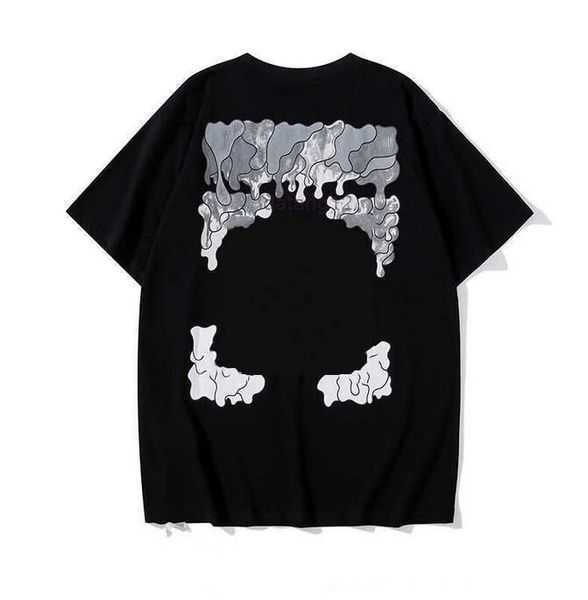 

Summer T-shirt Mens Womens Designersoff T-shirts Loose Tees Tops Man Casual Shirt Luxurys Clothing Streetwear Shorts Sleeve Polos Tshirts Size S-x White&mens 10 T150, Style2