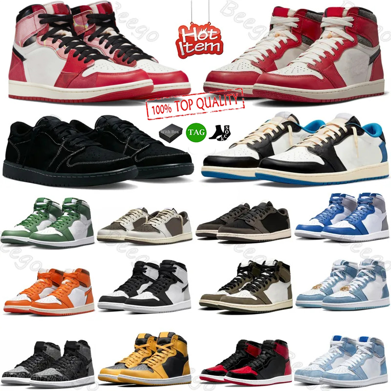

1s OG Basketball Shoes Men Women Black Phantom Lost and Found Reverse Mocha Patent Bred Starfish True Next Chapter Mens Trainers Sports Sneakers, #1