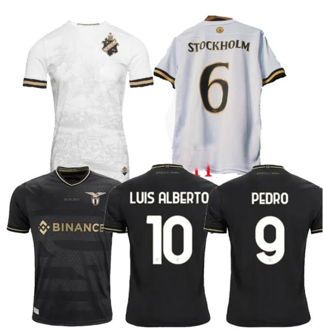 

2023 AIK Solna SOCCER jerseys LAZIO STOCKHOLM special Coppa Italia 10th Anniversary HUSSEIN OTIENO GUIDETTI ROMAGNOLI IMMOBILE LUIS BASTOS jersey football shirts