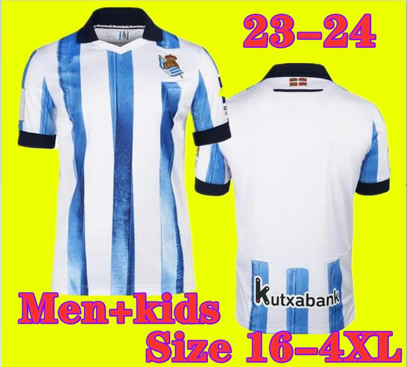 

Real Sociedad 2023 Soccer Jerseys OYARZABAL X PRIETO PORTU DAVID SILVA Football Shirt TAKE 23 24 Carlos Fernandez camiseta de futbol Men kit kids Equipment, Purple
