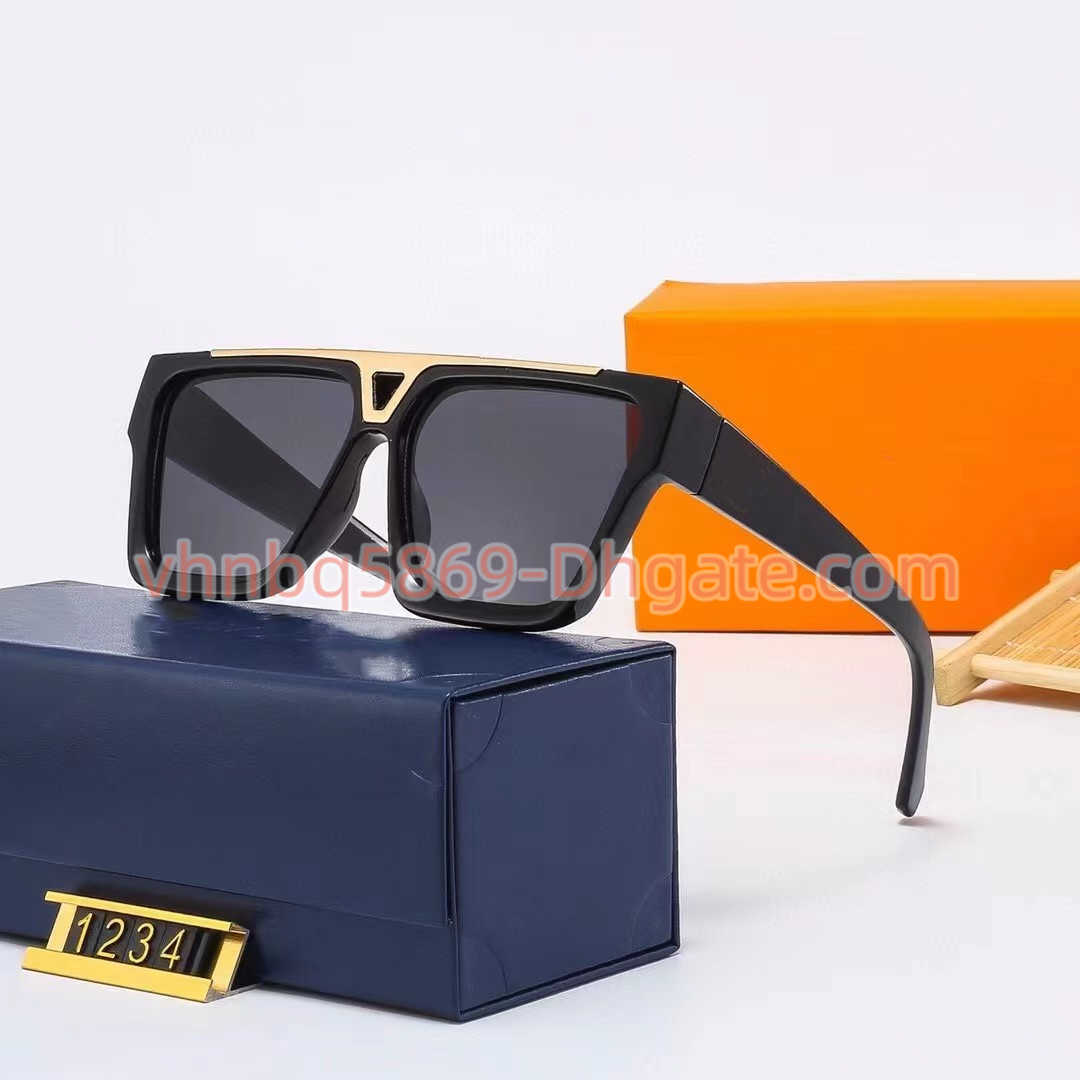 

Designer Sunglasses Summer Fashion Beach Sunglasses for women men Full Frame Letter Rectangle Design High Quality glasses