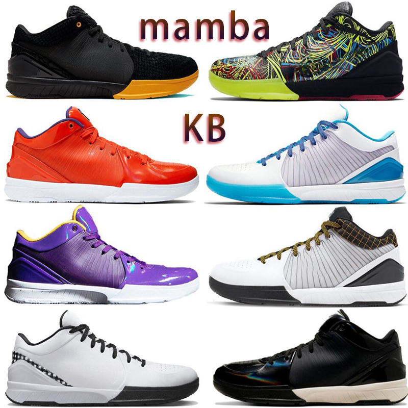 

2023 Designer Shoes KBS 4 4s Mambacita KO BEbasketball shoes Mamba Zoom 4 Series GIGIS Men Trainers Final MVP Home POP Black mamba Sports Outdoor Sneakers with box