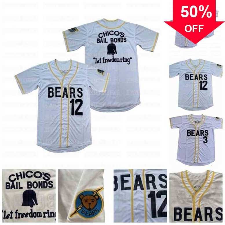 

Xflsp GlaC202 Bad News Bears #12 Tanner Boyle 3 Kelly Leak Movie 1976 Chico's Bail Bonds Baseball Jersey In Stock, 12 tanner boyle