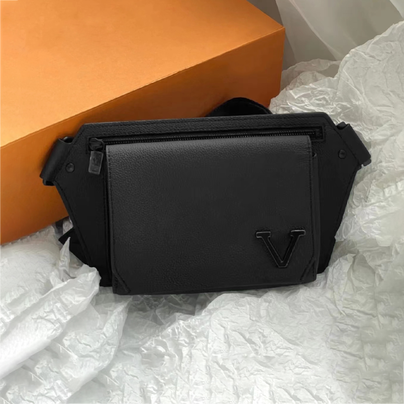 

2023 new M57081 Designer takeoff sling Womens belt bags totes clutch Waist chest bag toiletry mans shoulder fanny pack handbags crossbody cowhide Wallets gym travel, Black