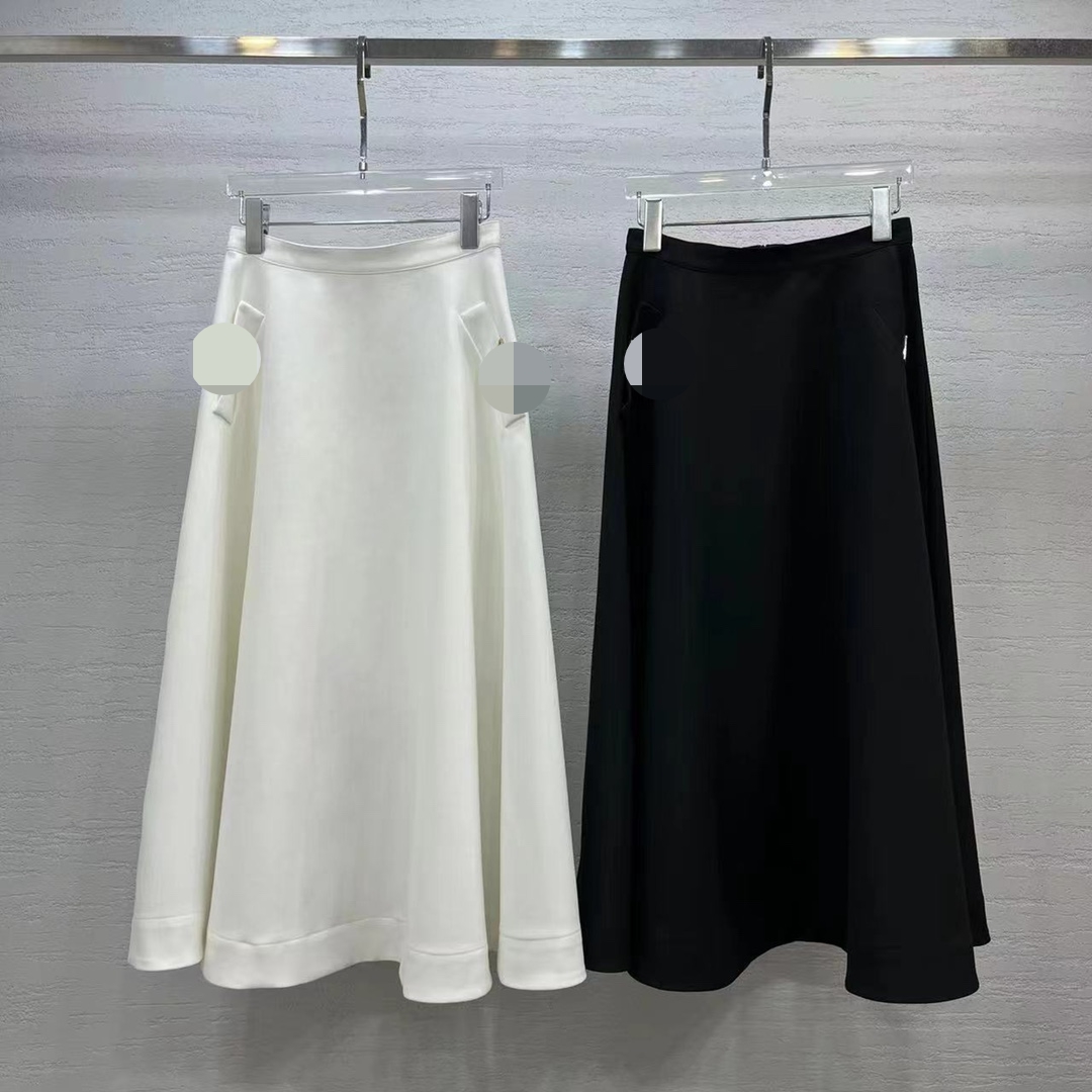 

601 2023 Summer Brand Same Style Womens Half Skirt Above Knee Button weilank277, Customize