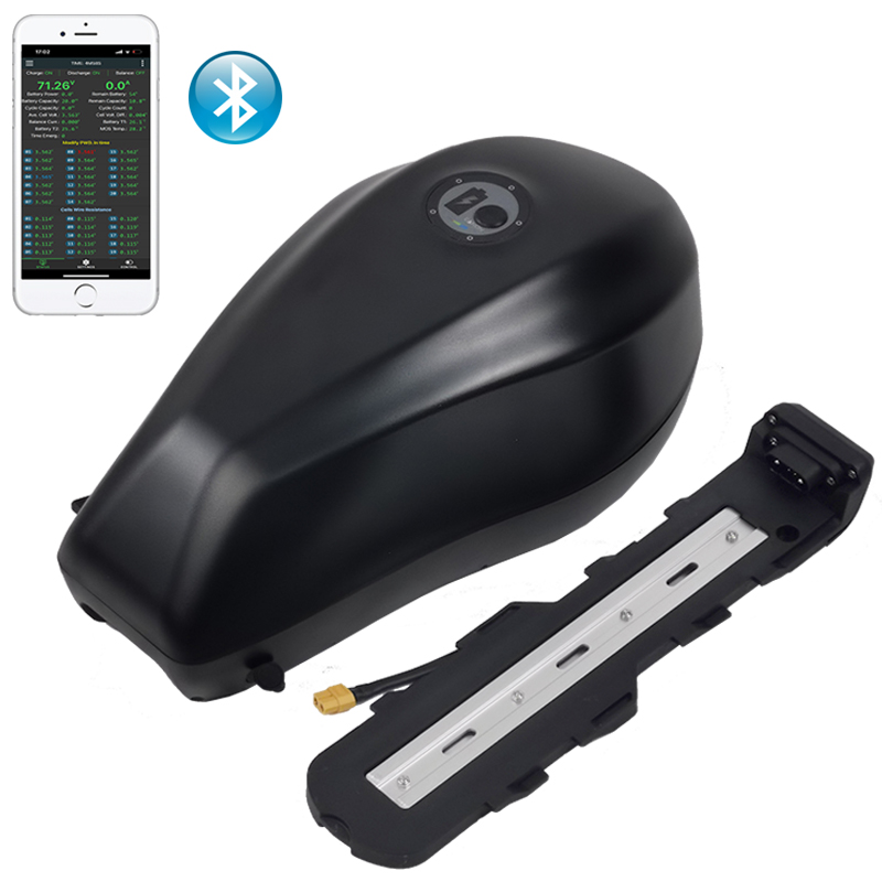 

72v Bluetooth battery 20ah 36V 48V 52V 60v Fuel tank batteries with 21700 Samsung battery pack