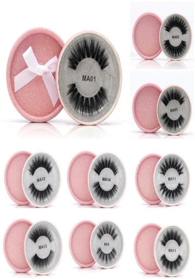 

16 Styles 3D Faux Mink Eyelashes False Mink Eyelashes 3D Silk Protein Lashes 100 Handmade Natural Fake Eye Lashes with Pink Gift 4786929