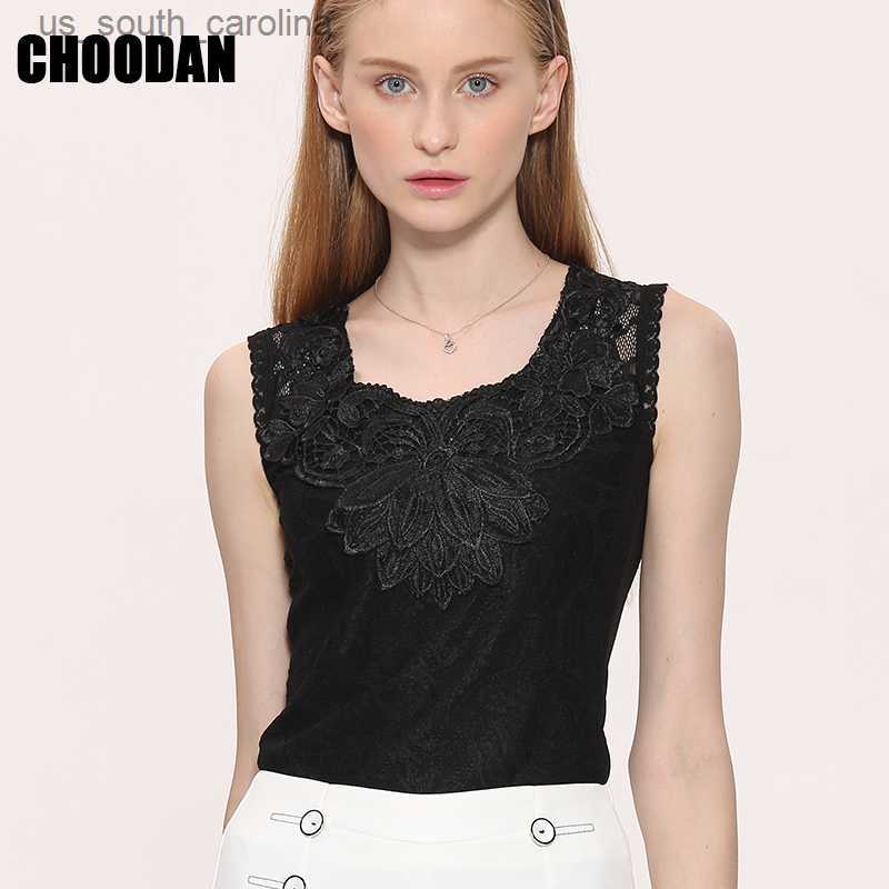 

Camis 3D Lace Shirts Women Summer Tank Tops 2020 NEW -5XL Korean Sleeveless Modal Patchwork Lace Blouse Shirt Female Fitness Clothing L230522, White lace shirt