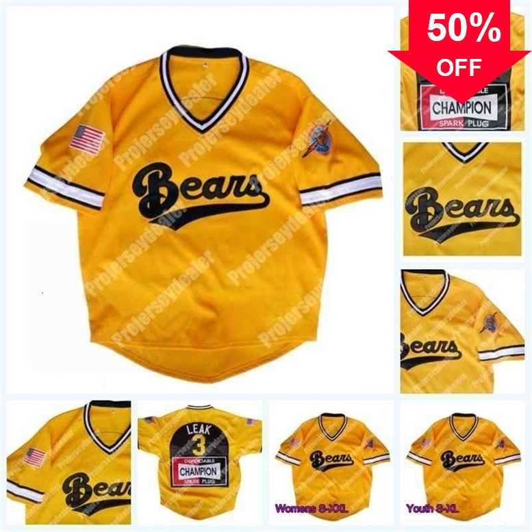 

Xflsp GlnC202 3 Kelly Leak Bad News Bears Gold 1978 Go To Japan Baseball Jersey 12 Tanner Boyle For Mens Womens Youth Double Stitched S-4XL, Mens s-xxxl