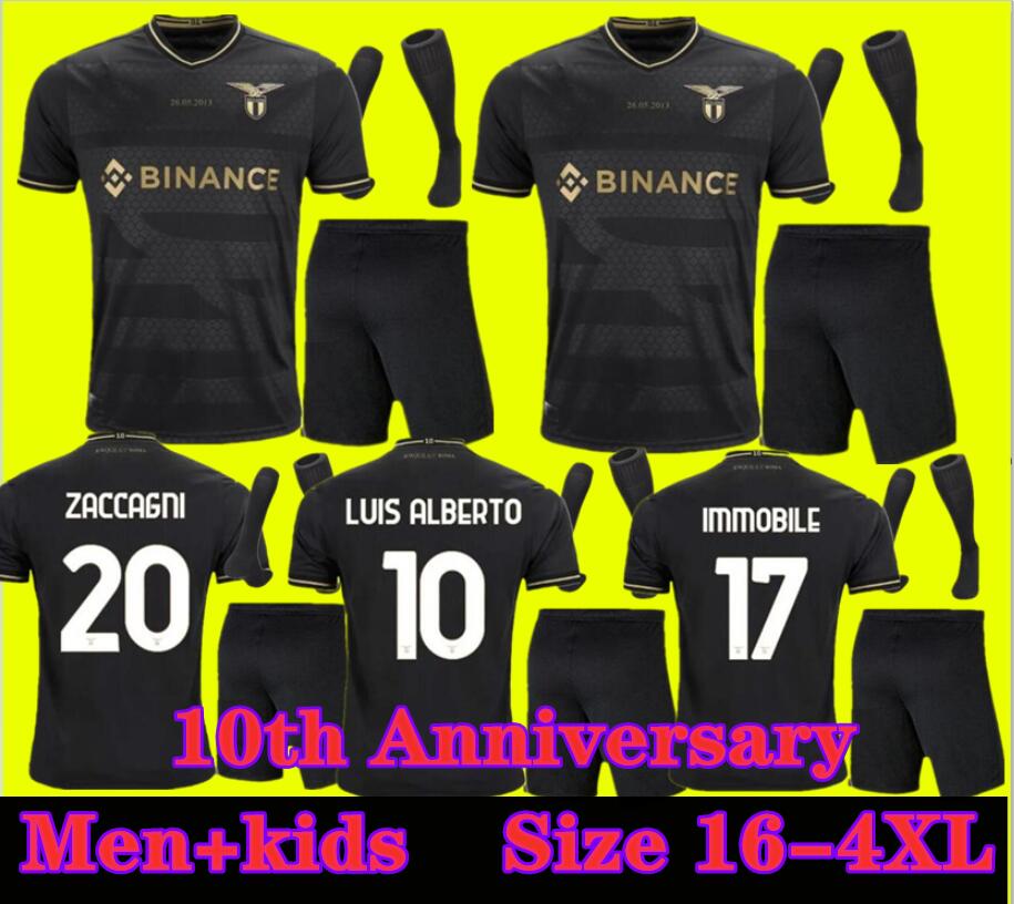 

2023 Lazio Immobile soccer Jerseys maglie 23 24 IMMOBILE LUIS BASTOS SERGEJ BADELJ LUCAS J.CORREA ZACCAGNI MARUSIC men kids kit football shirt 10th Anniversary
