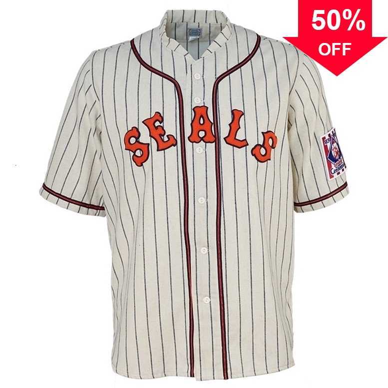 

Xflsp GlaMitNess San Francisco Seals 1939 Home Jersey 100% Stitched Embroidery s Vintage Baseball Jerseys Custom Any Name Any Number, 1 white