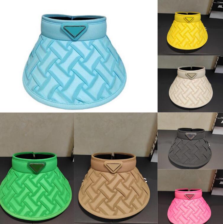 

WomenVisor Empty Top Sun Hat Summer Cap Casquette Outdoor UV Sunglasses Adjustable Leather Designer Beach Headband Baseball P Hats, Black