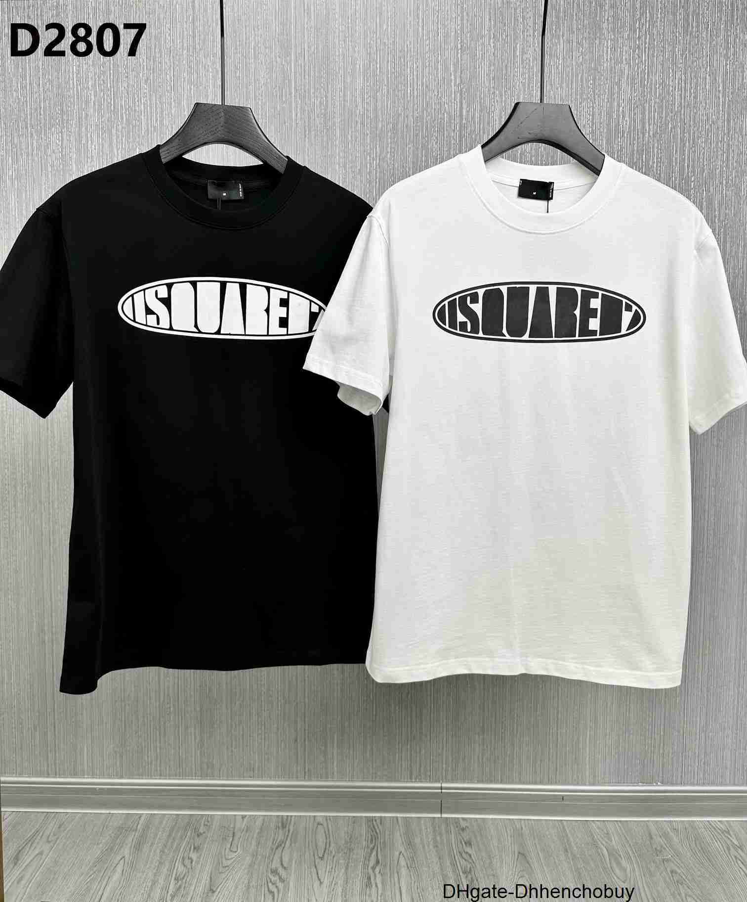 

23SS Brand Men T-Shirt Designer d2 Mens Polo shirt tops Luxury Dsqu Print Shorts O-Neck Short Sleeve Men's Shirts G dsq t shirts Streetwear tee clothes DT2807 ALFV