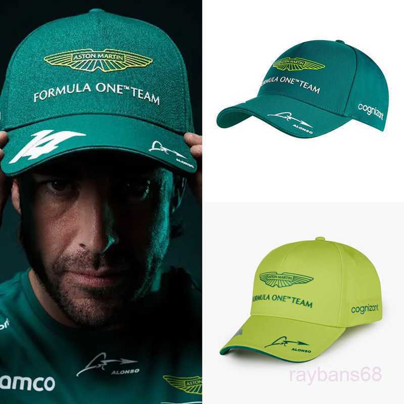

Ball Caps 2023 Fashion Gorra Aston Martin F1 Fernando Alonso Baseball Snapback Gorro Cotton Hat Adjustable Cap Sun Hats Gorras Hombre Y2303