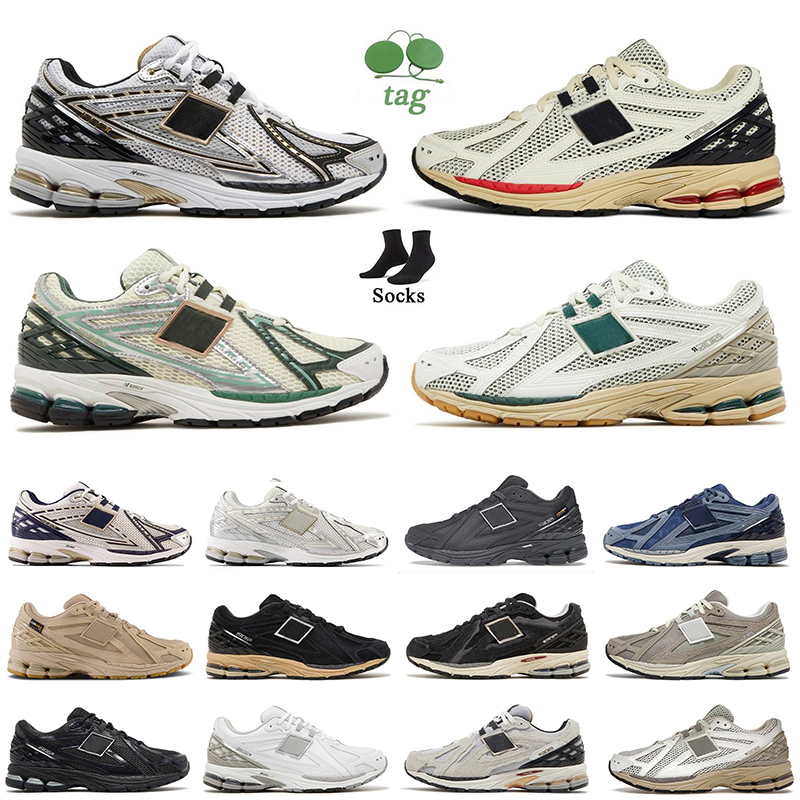 

New 1906 1906R Designer Athletic Low Sneakers Protection Pack Black White Green Cordura Magnet Metallic Gold Grey Indigo Desert Jogging Trainers Outdoor 36-45, B30 black taos taupe 36-45