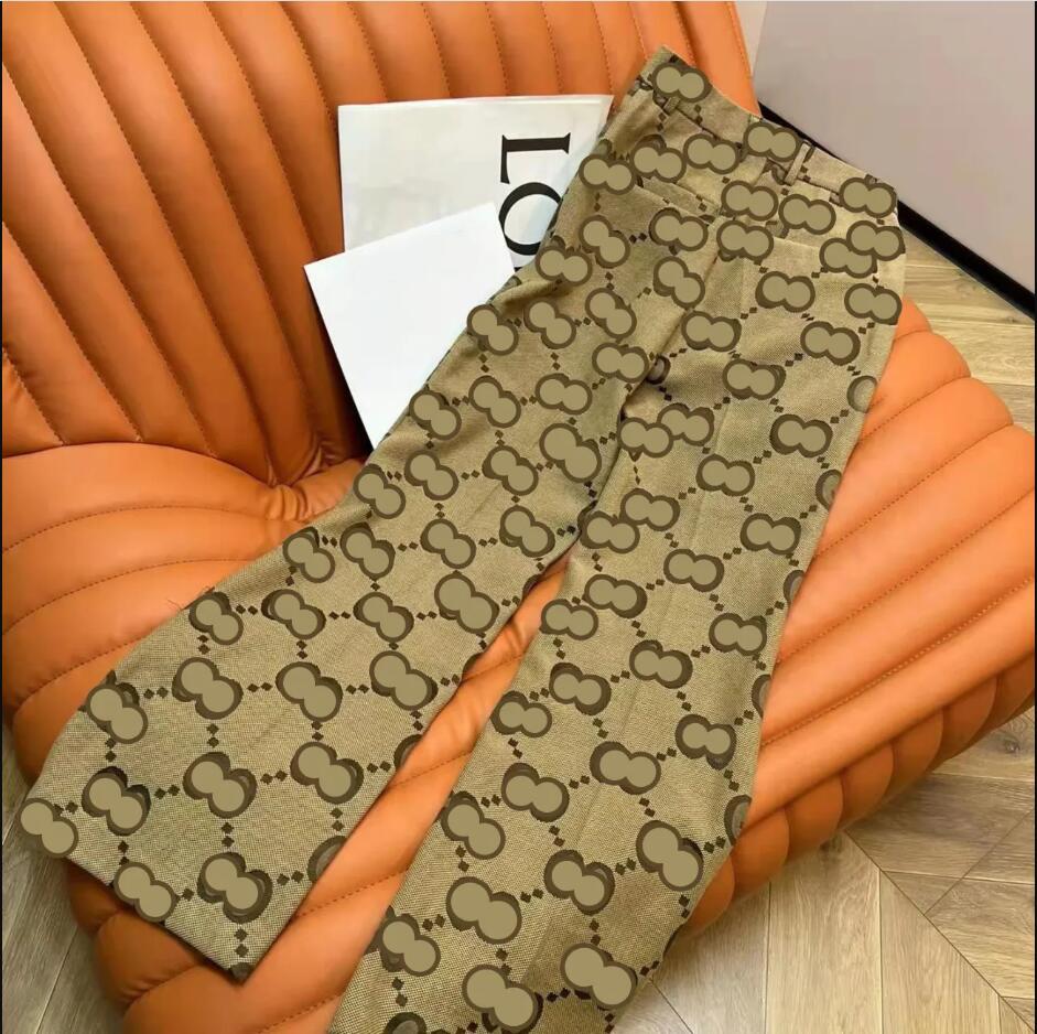 

Designer women Pants luxury high quality classic letter G trousers leisure outdoor Motion High Street Fashion Man Joggers Runnin, Brown