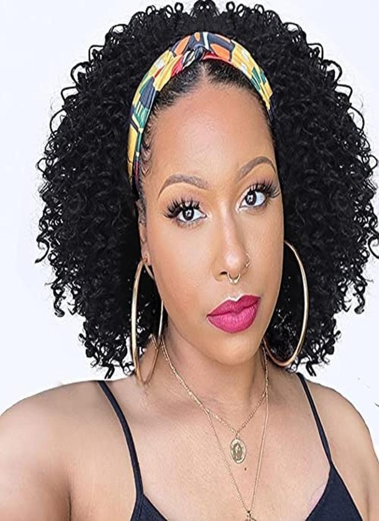 

Curly Afro Wig for Black Women Half Wig Curly Black Wig Afro Kinky Curly Hair Heat Resistant Synthetic Blue Green Wigsfactory dire7818394, Ombre color