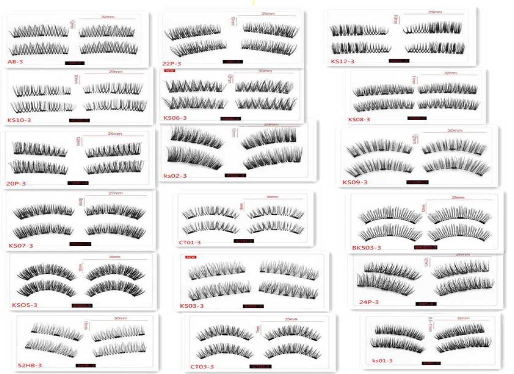 

Magnetic Eyelashes Extension Eye Beauty Makeup Accessories Soft Hair false eyelashes Handmade Dropship Epack6616878