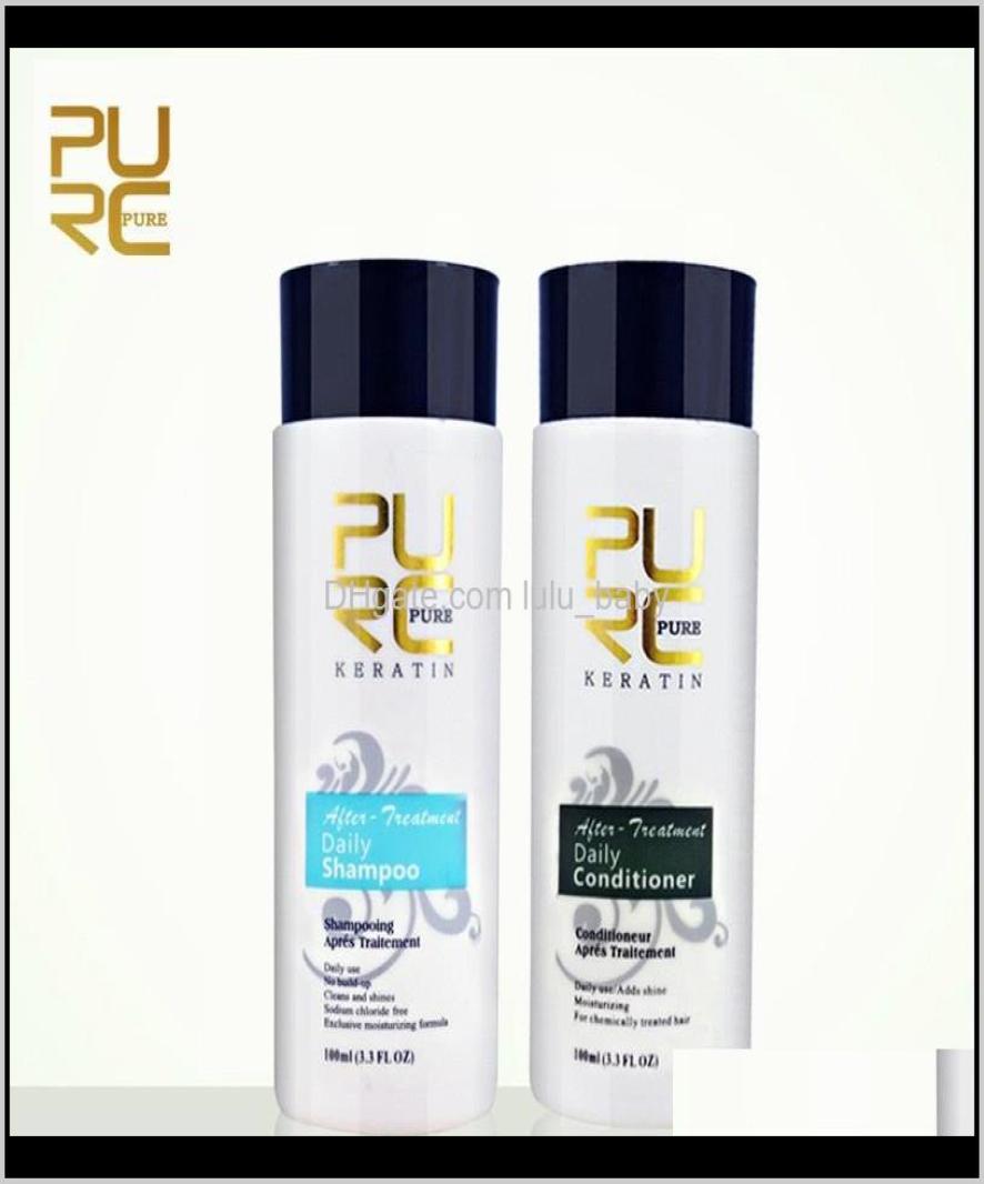 

Purc Daily Hair Shampoos And Conditioner For Straightening Smoothing Repair Female Male Hairs Care 2Pcsset 200Ml Vulgr Shampoocond1290691
