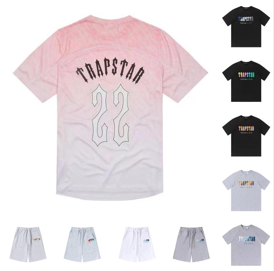 

Designer Mens t shirts Trapstar print Polos Couples letter T-Shirts women trapstars Trendy Pullovers tees  down