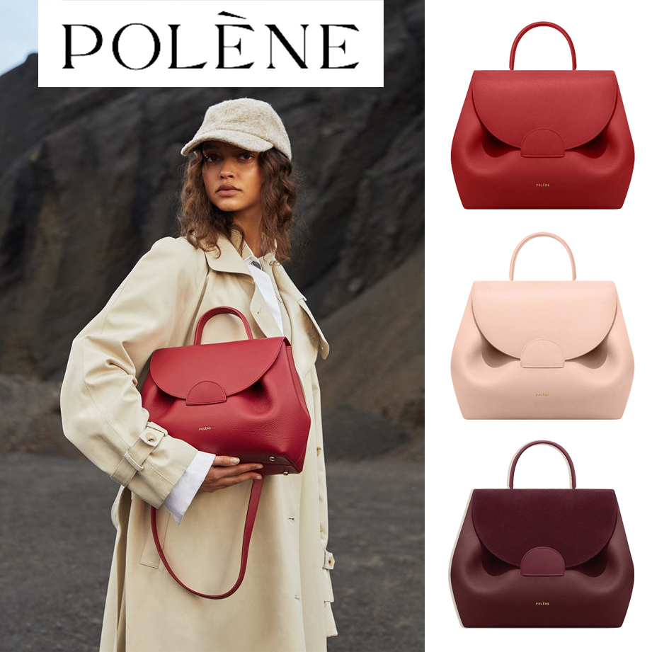 

Luxury Designer polene numero nano Un Nine Shoulder bag fashion Genuine leather womens bucket Clutch bag mens Totes Cross Body gym handbag crocodile duffle trio bags, Brown rose