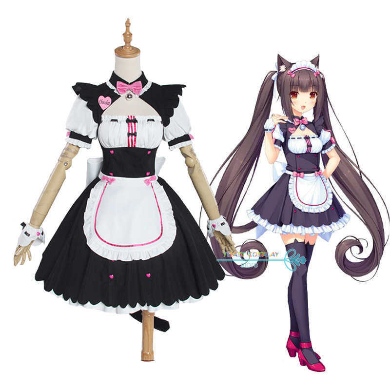 

Anime Costumes Nekomimi Paradise Anime Cosplay Outfit Cute Cat Ear Maid Outfit for Women Sexy Uniform Role Play Cosplay Come Z0602