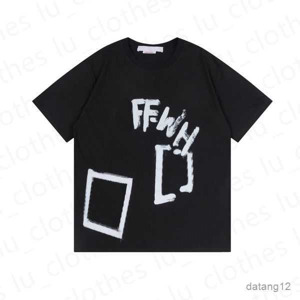 

Mens t Shirts Summer Designers T-shirts Womens Fashion Tees Tops Man s White Casual Chest Letter Shirt Luxurys Clothes 15 4RL1
