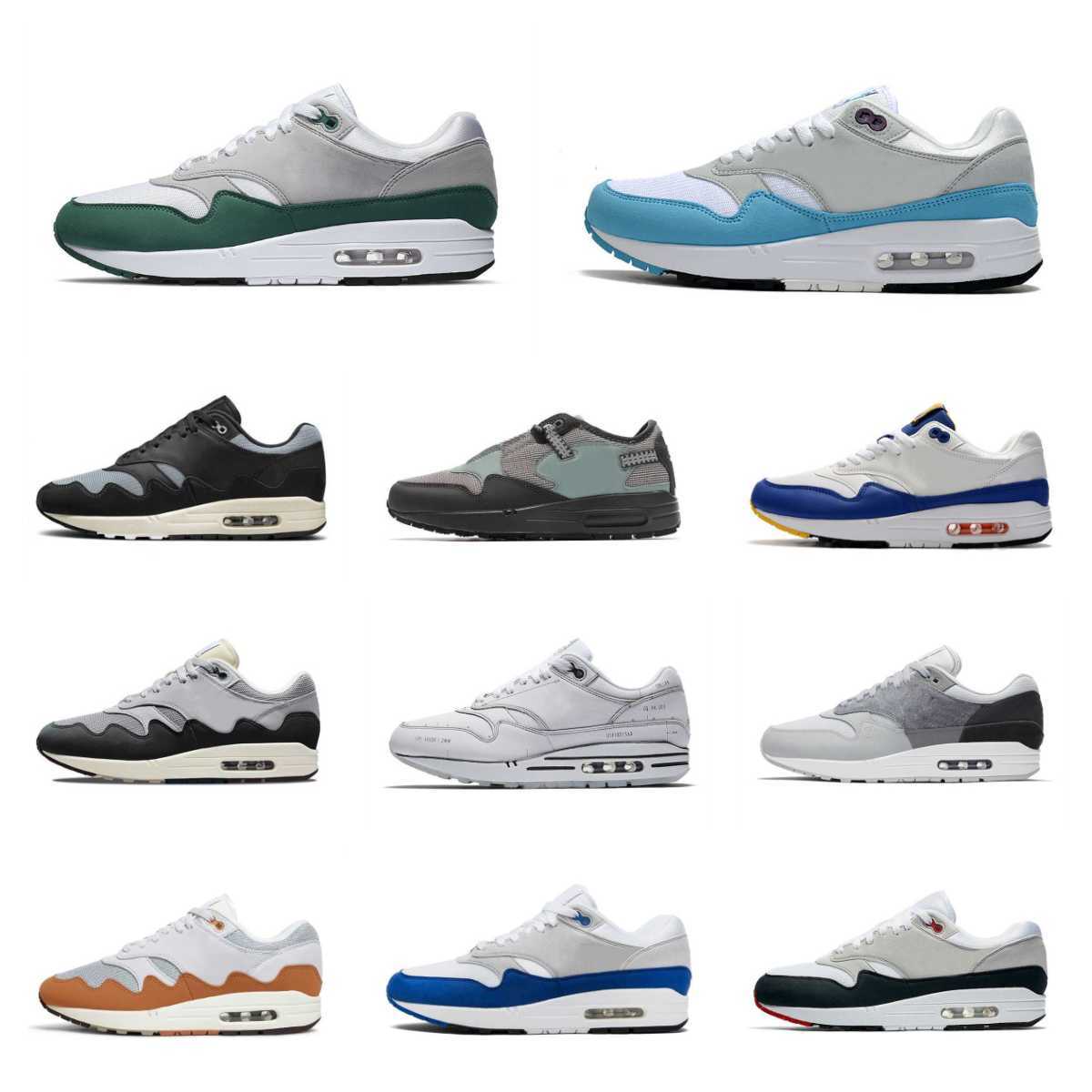 

Trainers 1 Men Women Running Shoes AirMaxs 1s Patta Aqua Maxs 87 SE Windbreaker Elephant White Schematic UNC OG Anniversary Evergreen Aura Mens Sports Sneakers S8, Please contact us