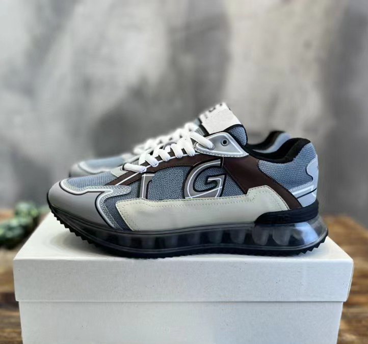 

Designer sneakers Air cushion Space shoes Mens Womens Plate-forme Shoes Together Super King Luxury Casual Platform Portofino Sneakers Lace Up Trainers