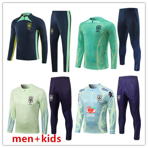 

2022 2023 world brazil tracksuit soccer jersey G.JESUS COUTINHO brasil Camiseta de futbol RICHARLISON 22 23 24 Brazil football shirt maillot kids kit training suit, 02