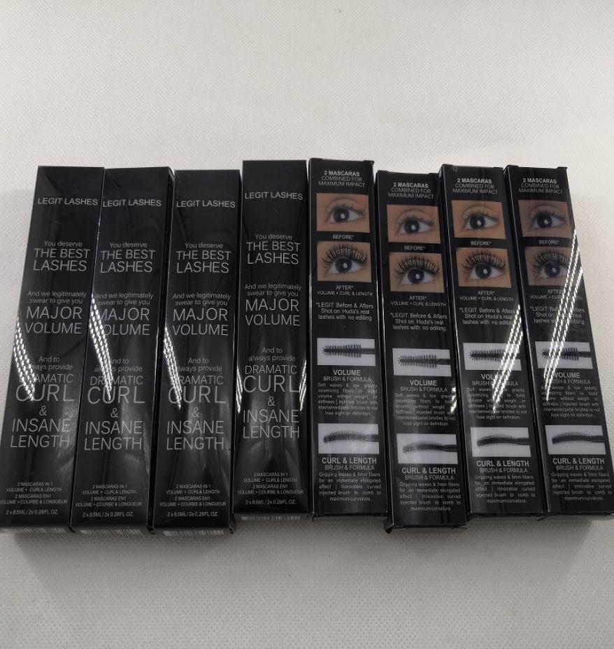 

High Quality Double Head Legit Lashes The Lashes Major Volume Dramatic Curl Cool Black Lashes Mascara Eye Makeup9136865