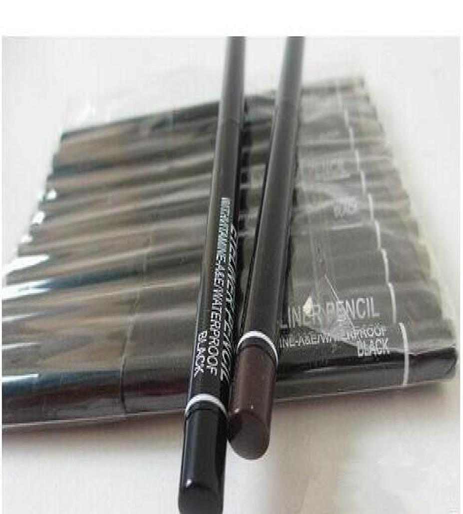 

12 PCSlots of specialized cosmetics rotating scalable black and brown eyeliner beauty pen4735042