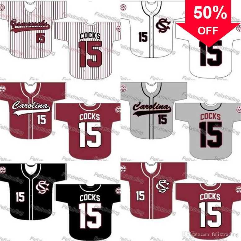 

Xflsp GlaC202 Custom South Carolina Gamecocks Baseball Jersey Women Youth Men White All Stitched Baseball Jerseys Fast, White3