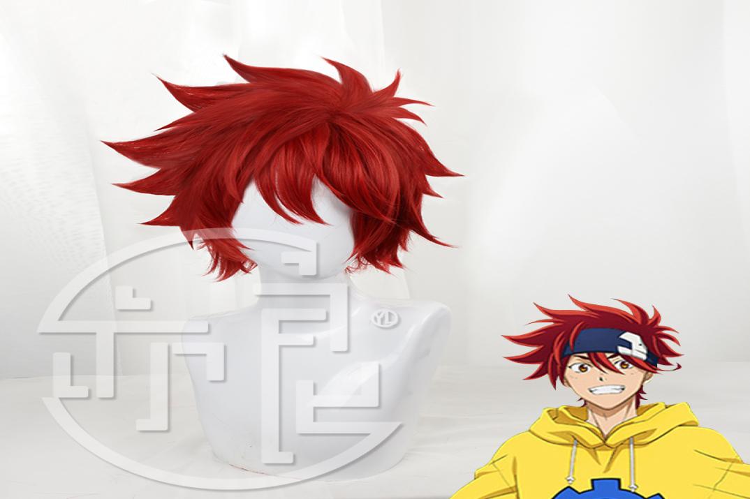 

Anime SK8 the Infinity Reki Cosplay Wig Red Hair Men Short Synthetic Hair Halloween Carnival Party Props Wig Cap5790840, Ombre color