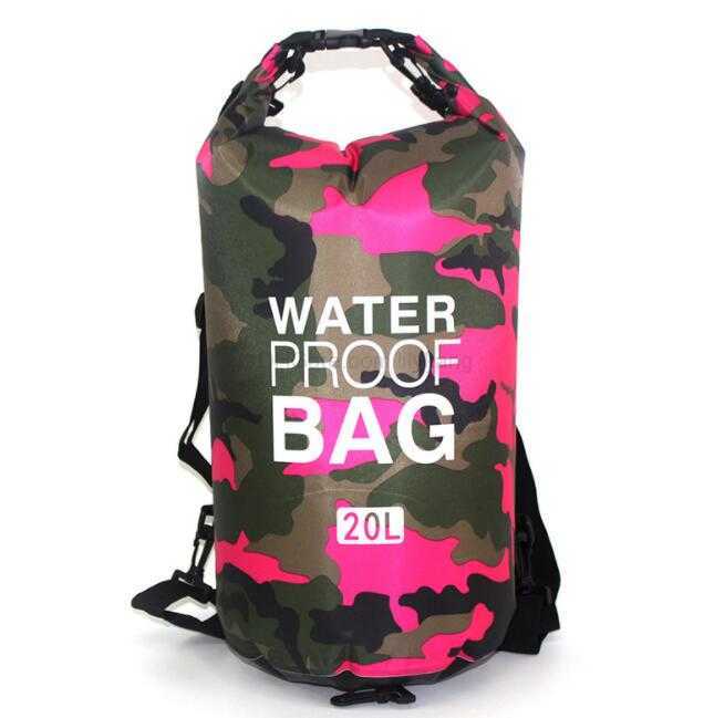 

Outdoor Waterproof Camo PVC Ocean Pack Boating drifting Floating Kayak wet shoulder Bags packs drift swim water Pool sports Beach Dry Bag Hiking Camping Backpack, Orange