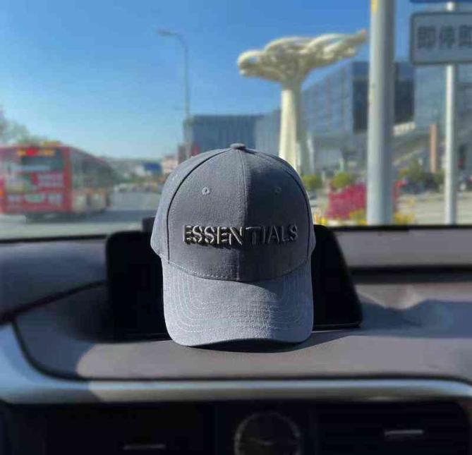 

Ss Fg Street Baseball Cap Men and Women General Cute Sun Hat Essentials Embroidered Duck Tongue Whole2101446, Black