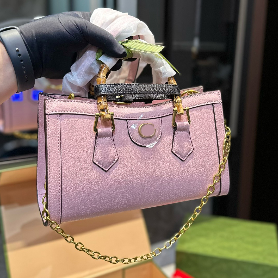 

Bamboo Bag Designer Brand Bags 2023 Totes Crossbody Chains Luxurys Handbags Fashion Shoulder High Quality Bag Lady Women Letter Purse Phone Wallet Satchel, Box