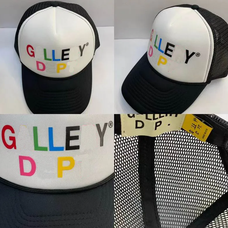 

2023 Ball Caps Gp Graffiti Hat Casual Lettering Galleryes Curved Dept Brim Baseball Cap Mens Womens Letters Printing Hats, 13