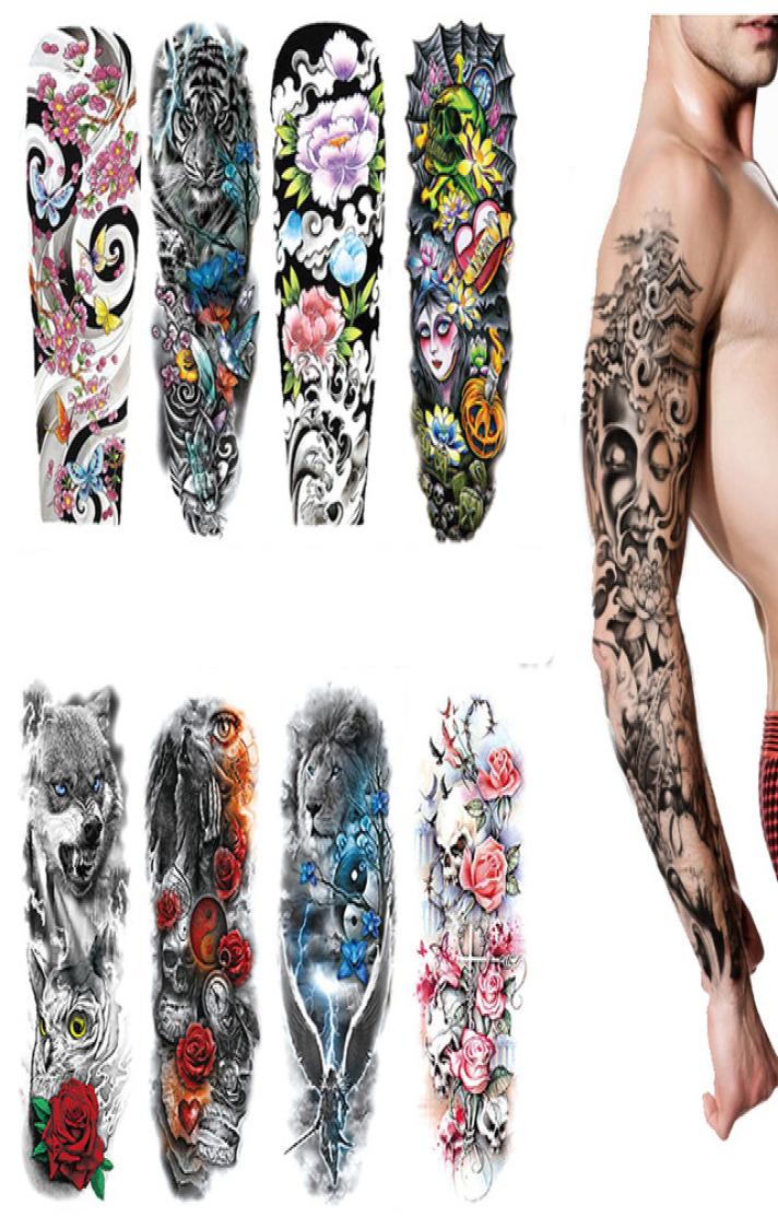 

Full arm waterproof Tattoo Sticker012345678910113247155