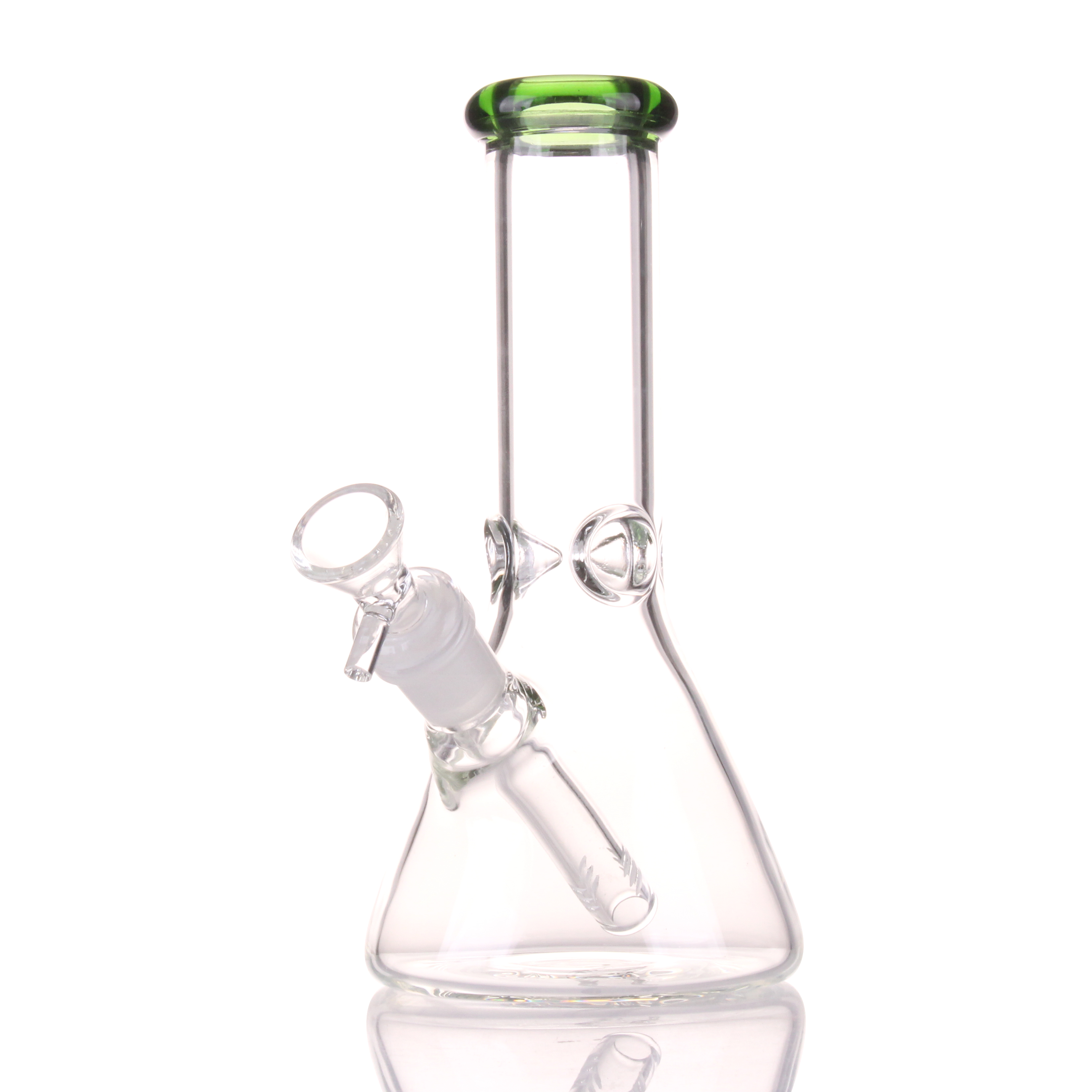 

Hookah beaker Glass Bong water pipes ice catcher thick for smoking 8" bongs