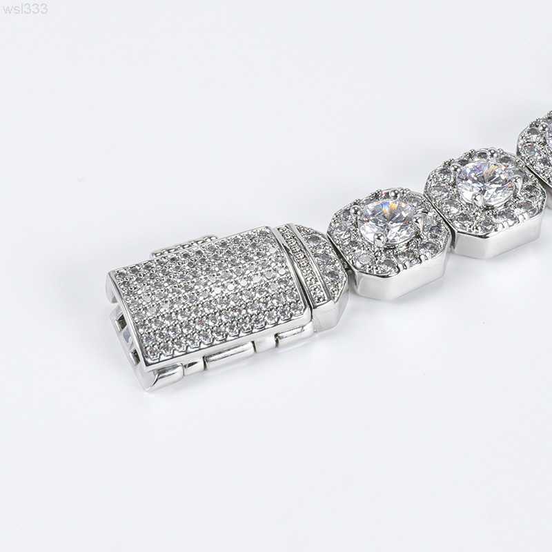 

Astwo Custom Fashion Hip Hop Jewelry S925 Sterling Silver Vvs Diamond Tennis Necklace