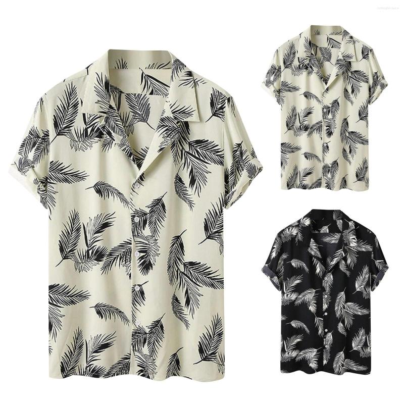 

Men's Casual Shirts Male Skilled Print Shirt For Man Stereoscopic Short Sleeves Graphic Tee Men T High Quality, Beige