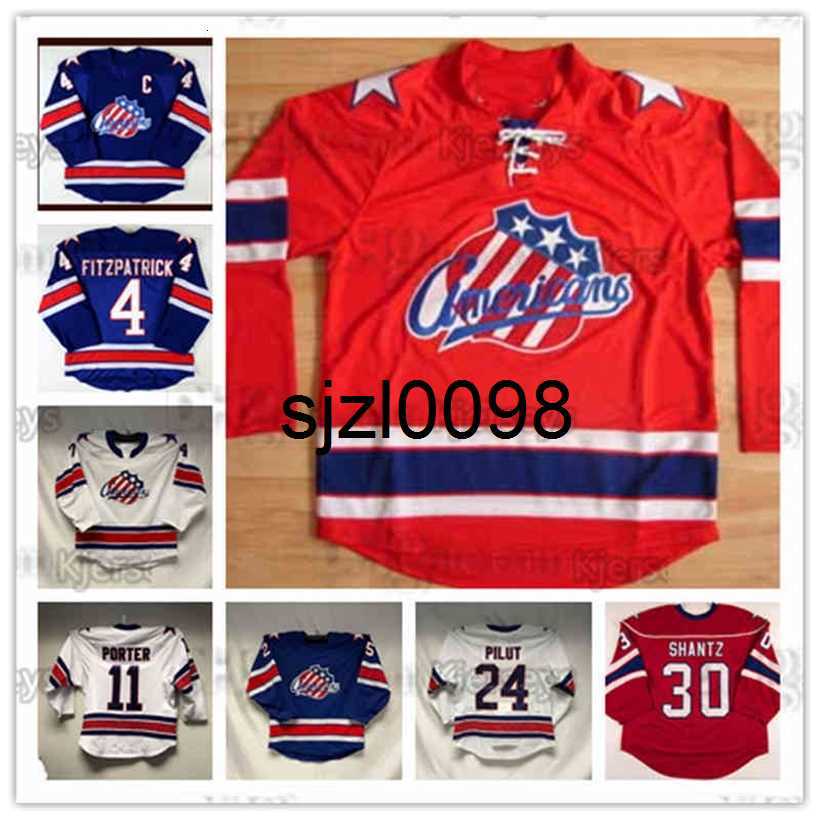 

Sj98 CeoCustom Men Rochester Americans Jersey 4 Rory Fitzpatrick 74 Rasmus Asplund 25 Jack Quinn 15 Andrew Oglevie 22 Kenndal McArdle 7 Prow 11, Youth s-xl