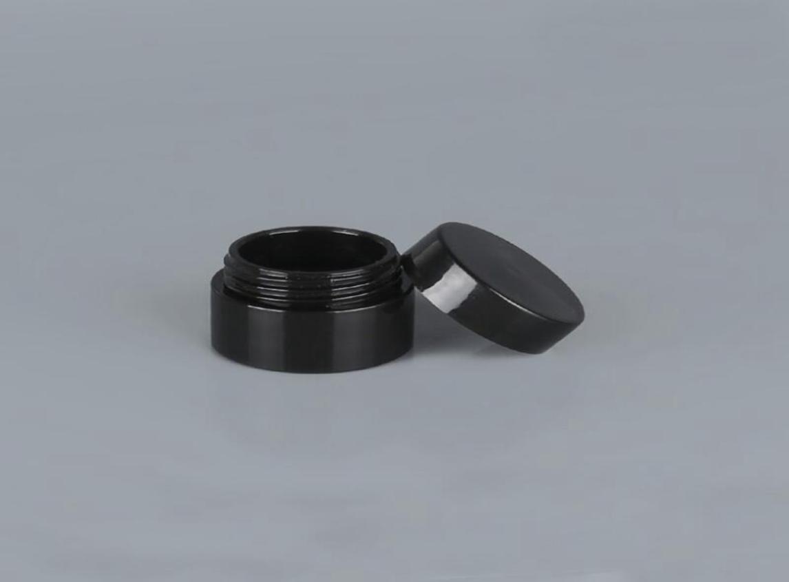 

Black Empty 5 Gram 5ML Plastic Pot Jars Cosmetic Sample Empty Container Screw Cap Lid for Make Up Eye Shadow Nails Powder RRD30539553010