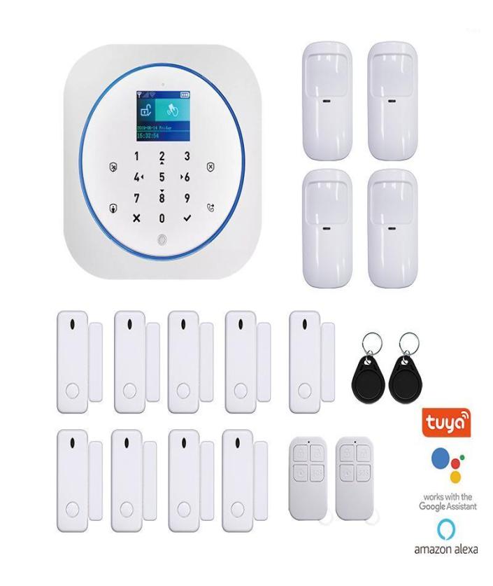 

Tuya WiFi GSM Home Alarm System Wireless House Security Alarm With IP Camera Smart Life APP Alexa Google Home Voice Control14503661