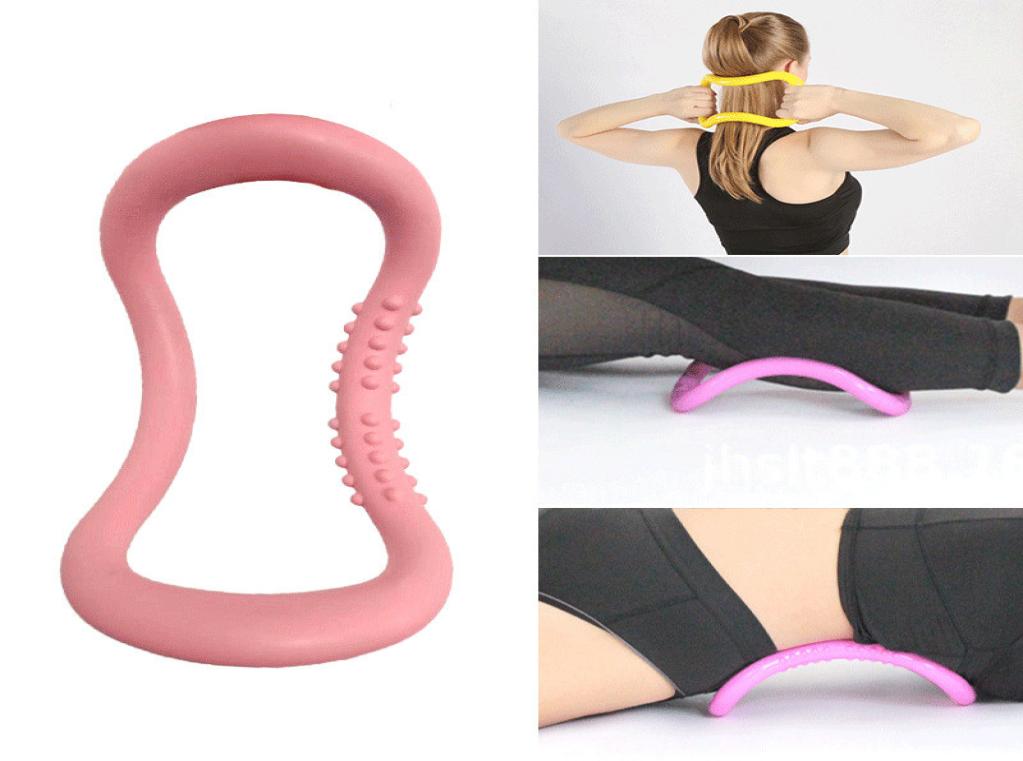 

PP Yoga Circle Equipment Stretch Ring Fitness Pilates Circles Fitness Training Resistance Auxiliary Tool Calf Home Training sports2069127, Blue