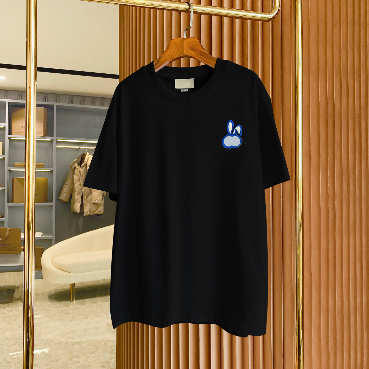 

Men's Plus Tees & Polos Round neck embroidered and printed polar style summer wear with street pure cotton d12r