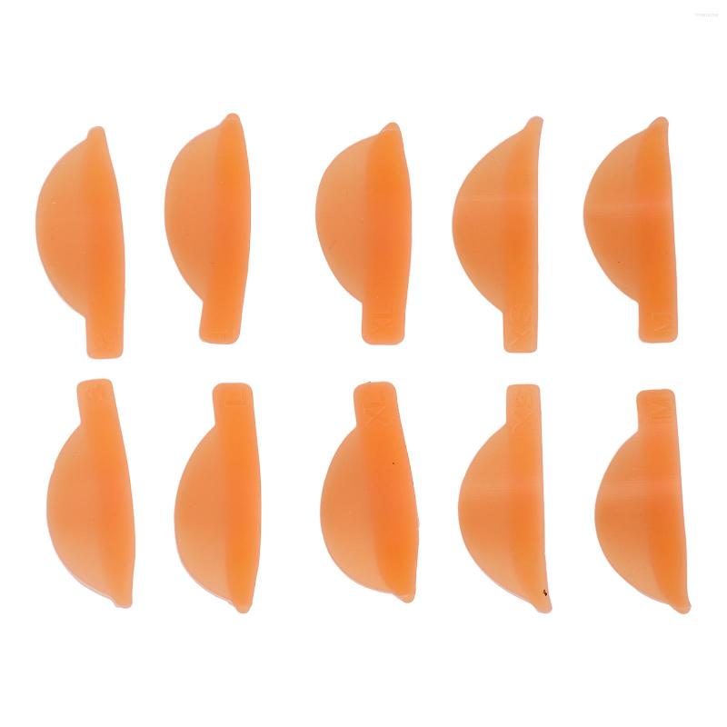 

Makeup Sponges Eyelash Lift Pads Soft Reusable Lash Perm Rods Lasting Multi Sizes Orange 5 Pairs Silicone For Men Beauty Salon