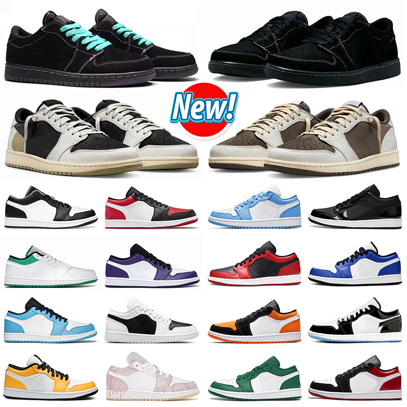 

basketball shoes jumpman 1 low 1s Olive panda cactus jack Black Phantom Reverse Mocha UNC Wolf Grey Bred Toe men women designer trainers sports sneakers, #1